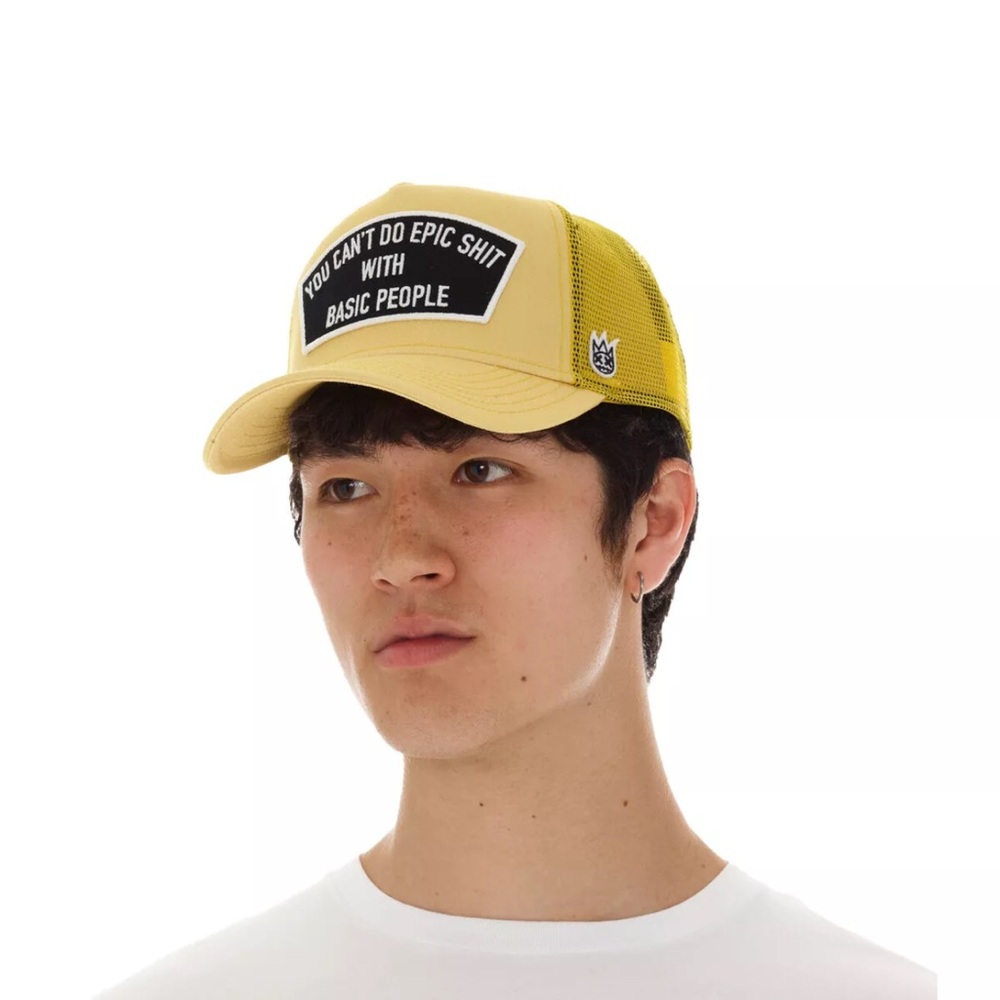 Cult Of Individuality Yellow Trucker Hat